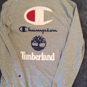 Champion + Timberland long sleeve T-shirt